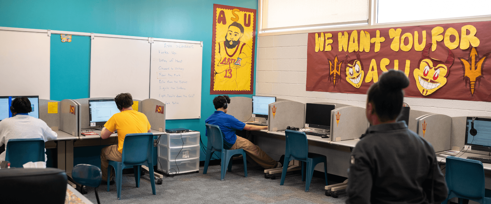 Students taking ASU Universal Learner Courses at Maricopa County’s Durango Juvenile Detention Center